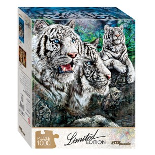 PUZZLE 1000 pcs - 13 Tigres - STEP Puzzles