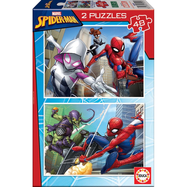 PUZZLE 2x48 pcs SPIDER MAN - EDUCA