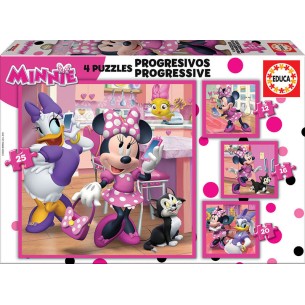 PUZZLE 12+16+20+25 pcs MINNIE - EDUCA