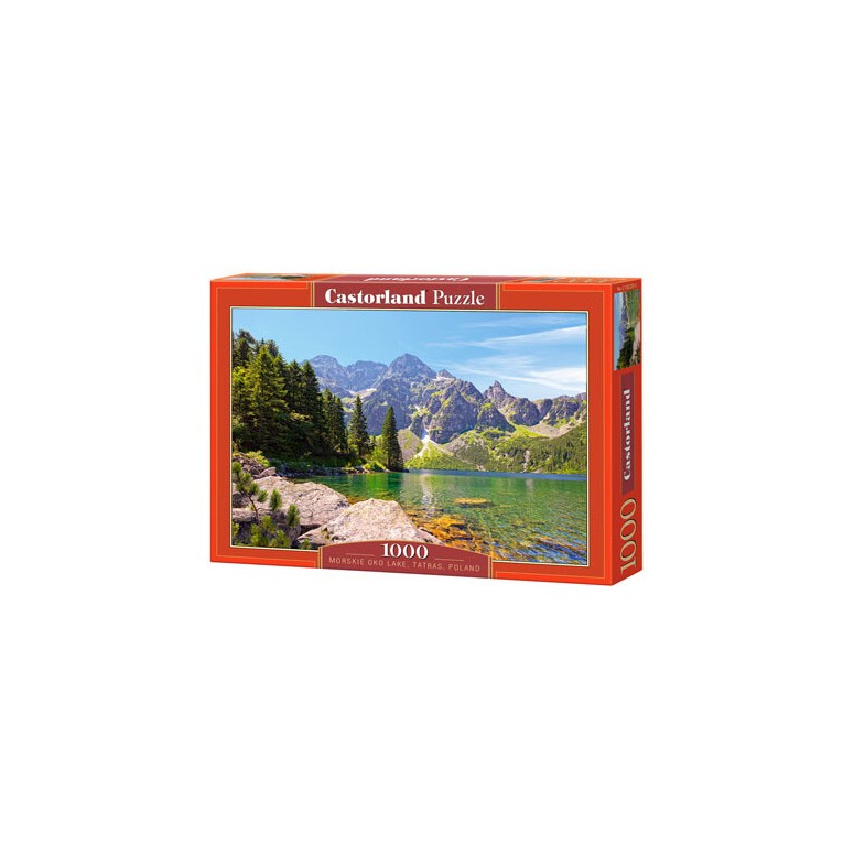 PUZZLE 1000 pcs - Lago Montanhas Tatra - CASTORLAND