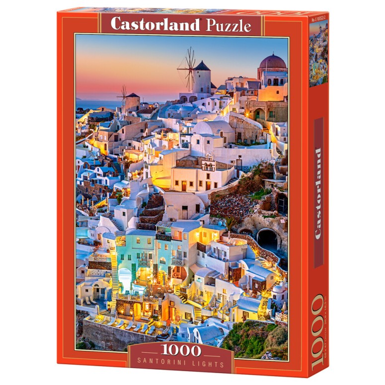 PUZZLE 1000 pcs - Santorini Lights - CASTORLAND