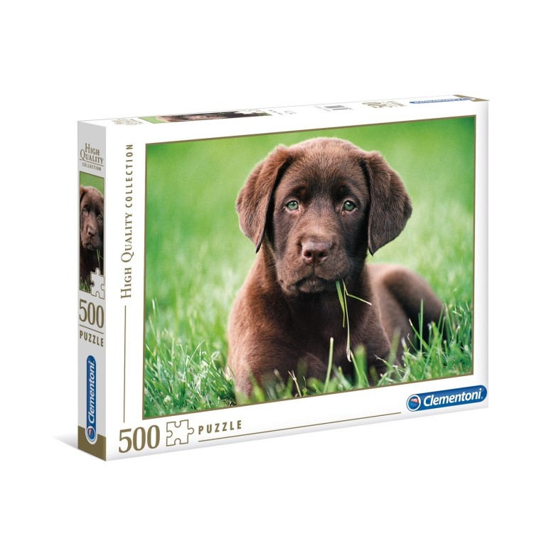 PUZZLE 500 HQ Chocolate Puppy - CLEMENTONI