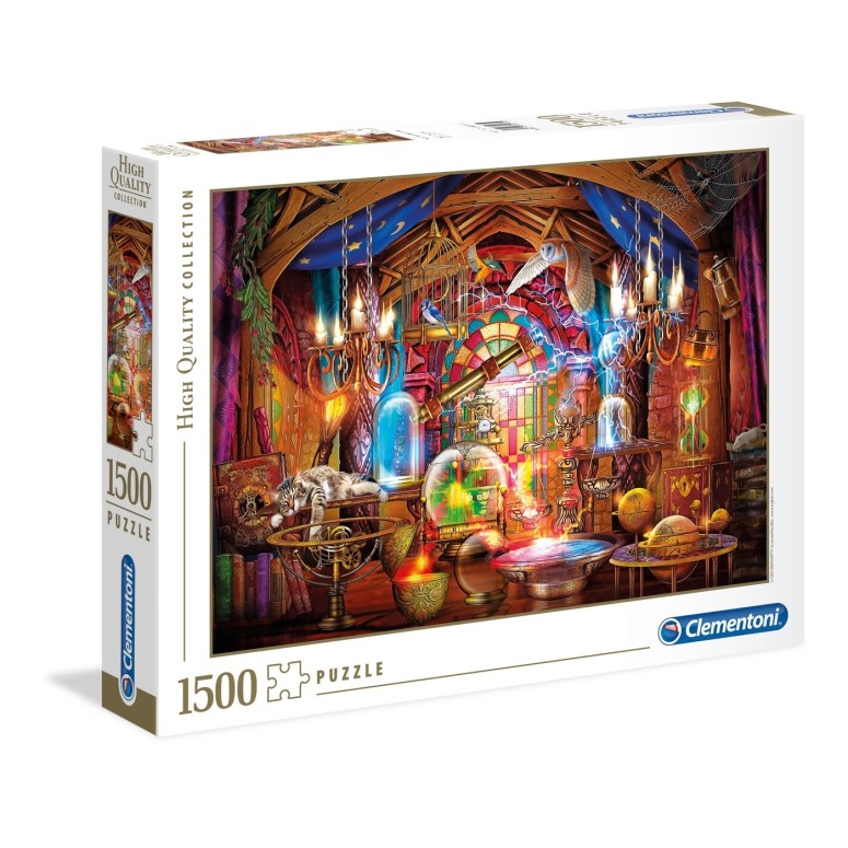 PUZZLE 1500 HQ Wizards Workshop - CLEMENTONI