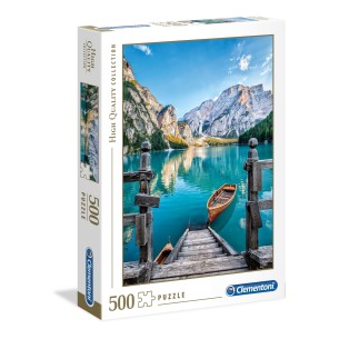 PUZZLE 500 HQ Braies Lake - CLEMENTONI