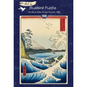 PUZZLE 1000 pcs - Utagawa - The Sea at Satta, 1859 - BLUEBIRD