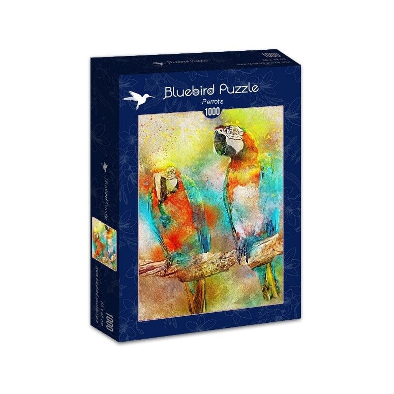 PUZZLE 1000 pcs - Papagaios - BLUEBIRD