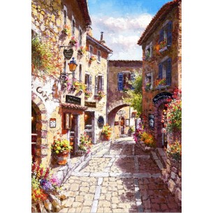 PUZZLE 1000 pcs - Eze Village - BLUEBIRD 2
