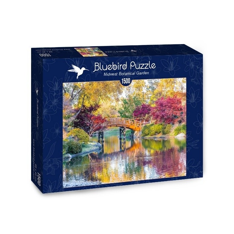 PUZZLE 1500 pcs - Midwest Botanical Garden - BLUEBIRD