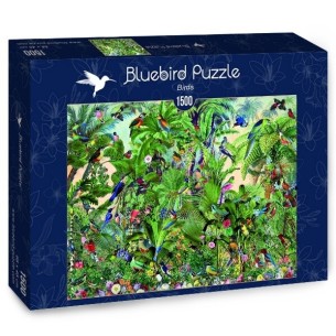 PUZZLE 1500 pcs - Birds - BLUEBIRD