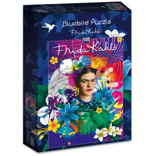 PUZZLE 1500 pcs - Frida Kahlo - BLUEBIRD