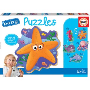 BABY PUZZLES Animais Marinhos - EDUCA