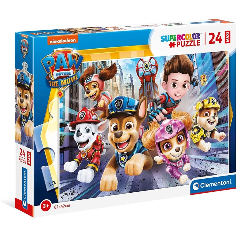 PUZZLE Supercolor MAXI - 24 pcs - Patrulha Pata, O Filme - CLEMENTONI