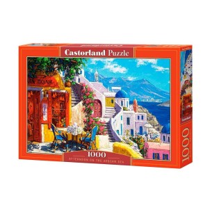 PUZZLE 1000 pcs - Tarde no mar Egeo Grécia- CASTORLAND