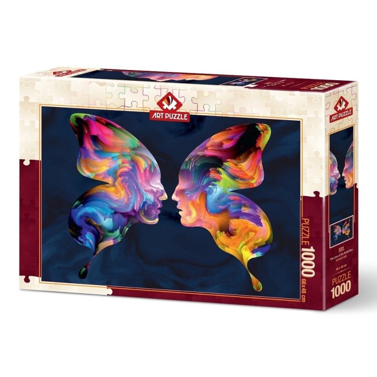 PUZZLE 1000 pcs  - The Love of the Butterflies ART PUZZLE