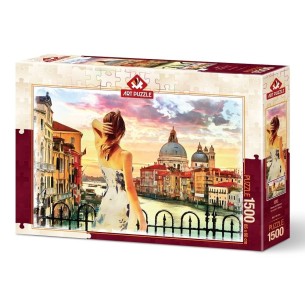 PUZZLE 1500 pcs View on Venice- ART PUZZLE