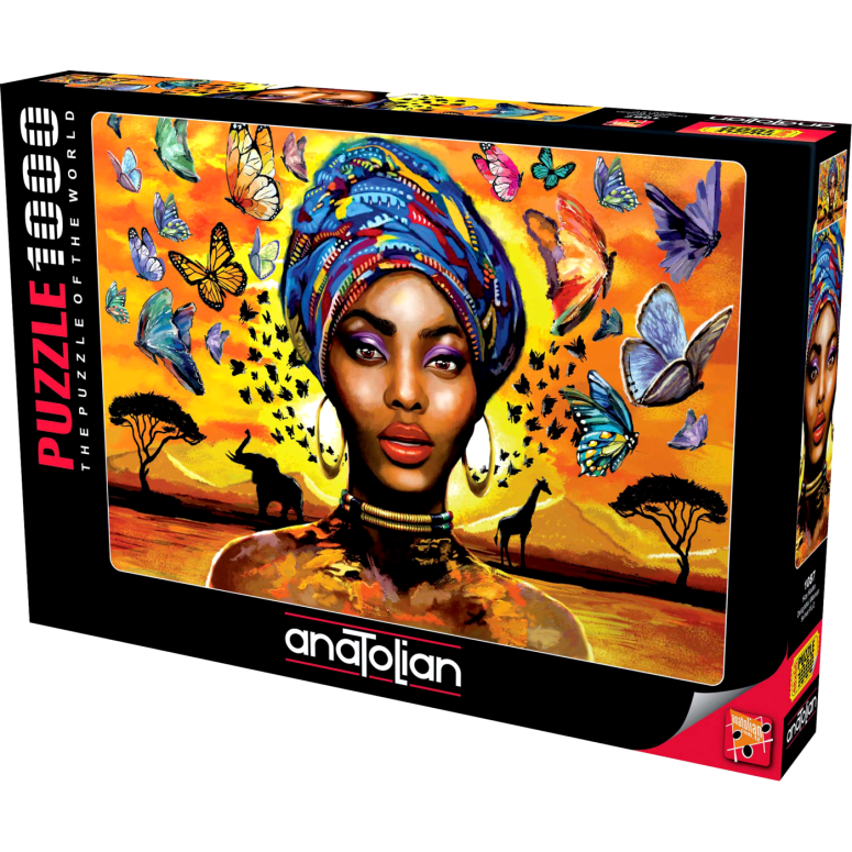 PUZZLE 1000 pcs Delightful Woman - Anatolian