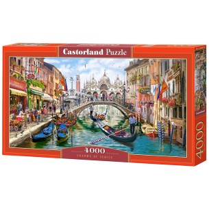 PUZZLE 4000 pcs - Charms of Venice- CASTORLAND
