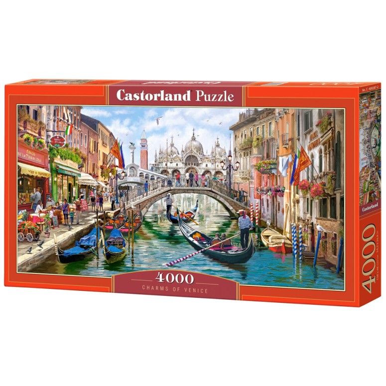 PUZZLE 4000 pcs - Charms of Venice- CASTORLAND