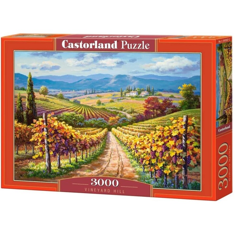 PUZZLE 3000 pcs - Vineyard Hill - CASTORLAND