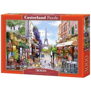 PUZZLE 3000 pcs - Flowering Paris - CASTORLAND