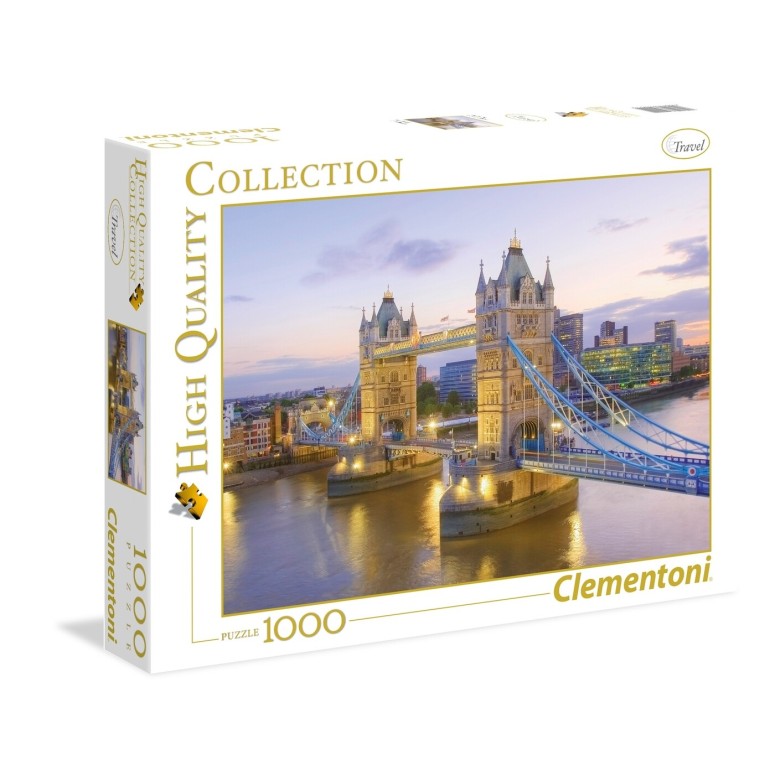 PUZZLE 1000 HQ Tower Bridge - CLEMENTONI