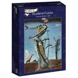 PUZZLE 1000 pcs - Burning Giraffe, Dalí, 1937 - BLUEBIRD