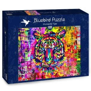 PUZZLE 1000 pcs - Wonderful Tiger - BLUEBIRD