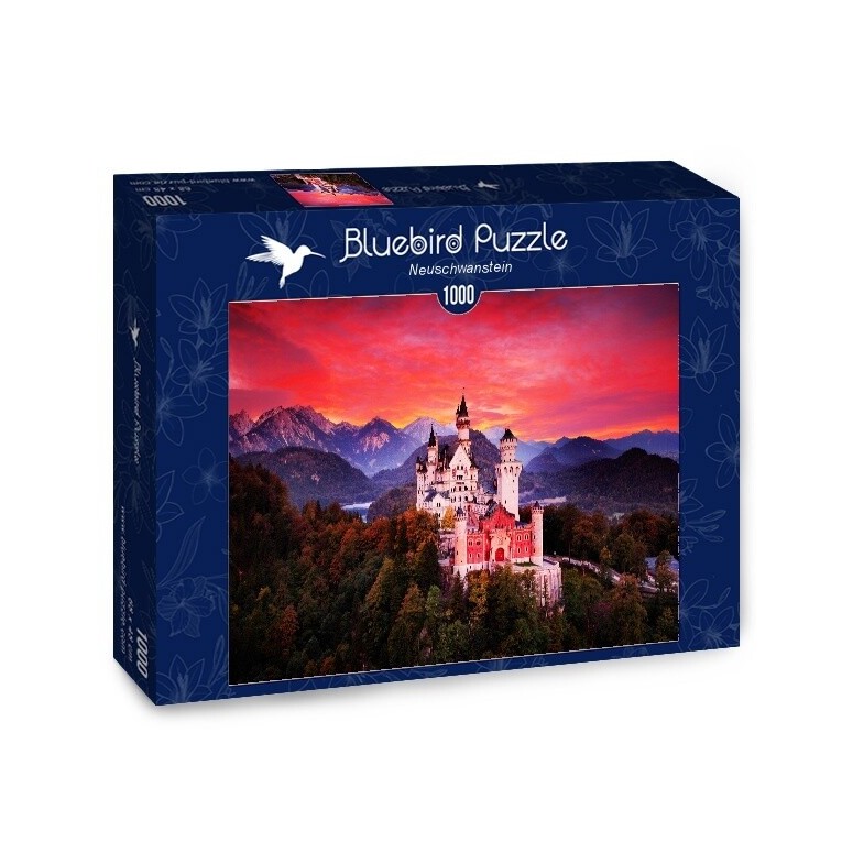 PUZZLE 1000 pcs - Neuschwanstein  - BLUEBIRD