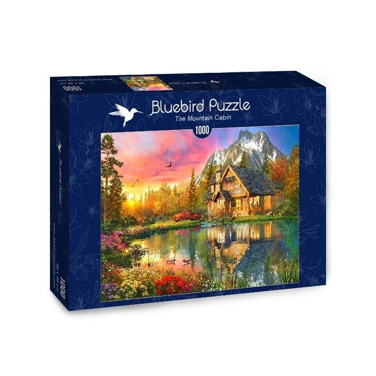 PUZZLE 1000 pcs - Mountain Cabin - BLUEBIRD