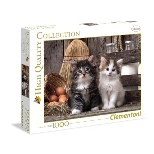 PUZZLE 1000 HQ Lovelly Kittens - CLEMENTONI