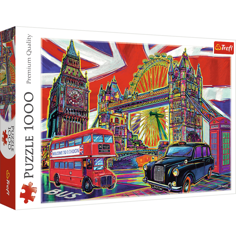 PUZZLE 1000 pcs - Colours of London - TREFL