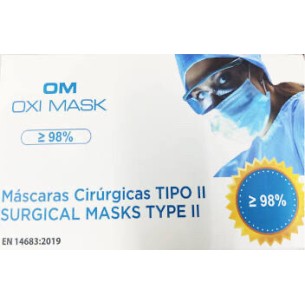 CX. 50 MASCARAS CIRÚRGICAS TIPO II NÍVEL 1