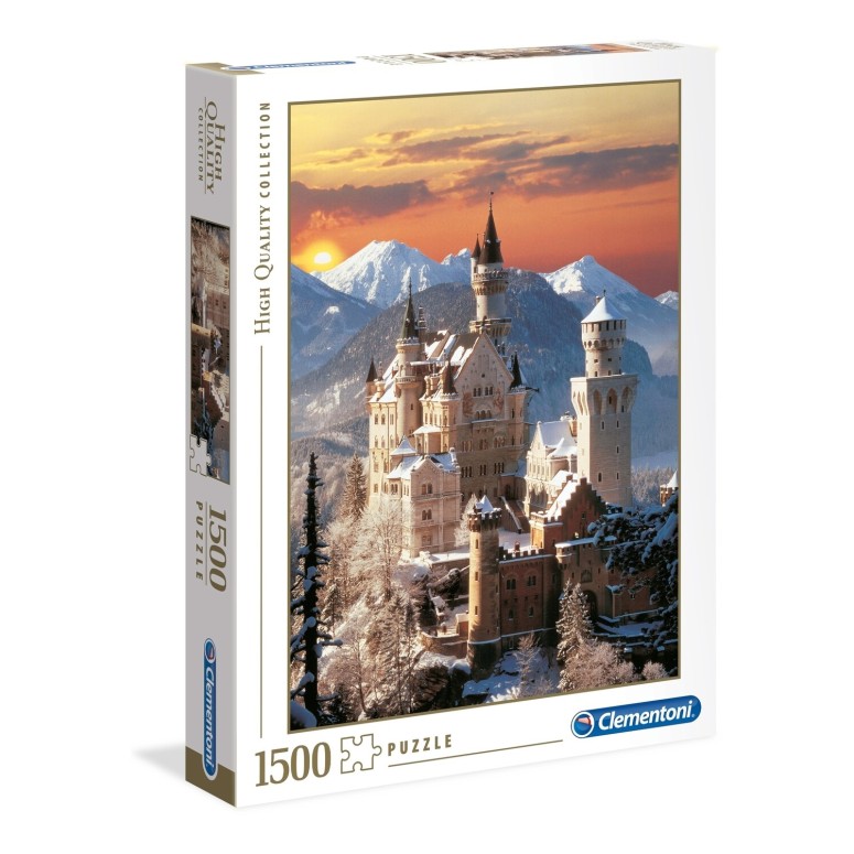 PUZZLE 1500 HQ Neuschwanstein - CLEMENTONI