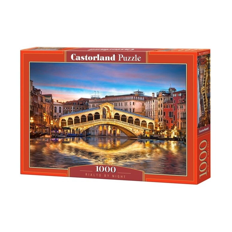 PUZZLE 1000 pcs - Rialto à Noite - CASTORLAND