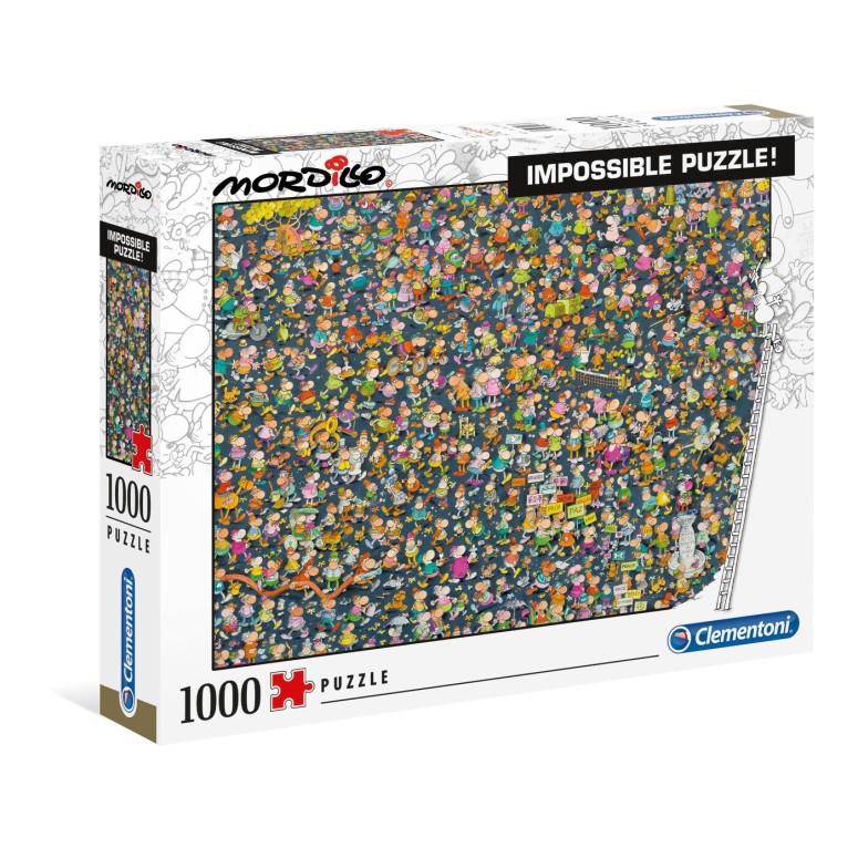 PUZZLE 1000 Mordillo - Impossible - CLEMENTONI