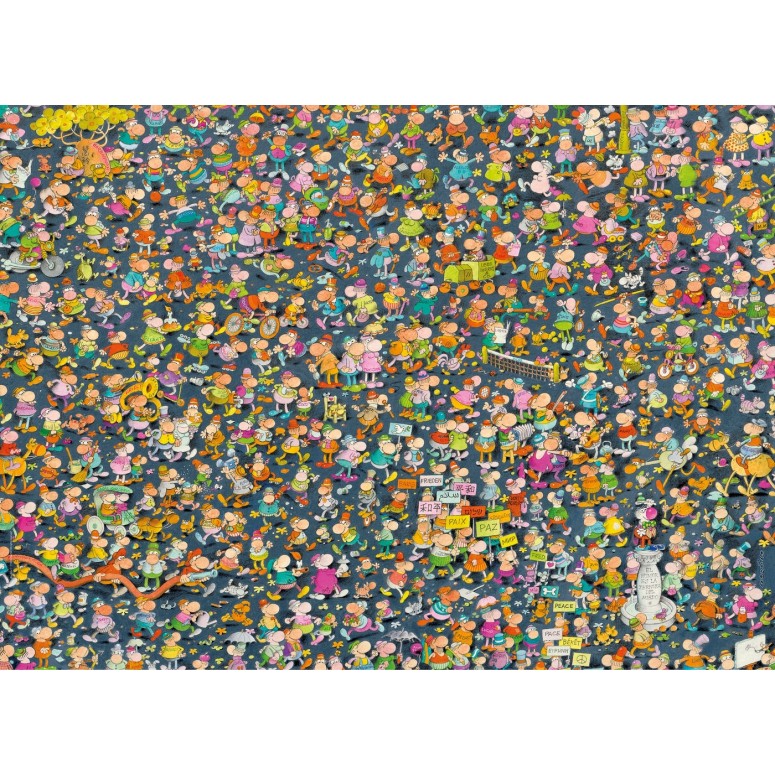 PUZZLE 1000 Mordillo - Impossible - CLEMENTONI-0