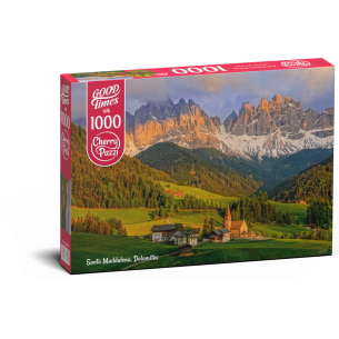 PUZZLE 1000 pcs - Santa Madalena - Dolomitas - CHERRY PAZZI