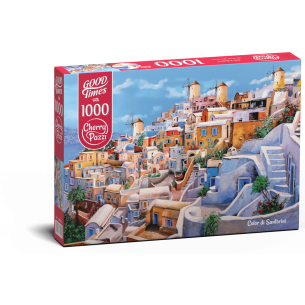 PUZZLE 1000 pcs - Cores de Santorini - CHERRY PAZZI