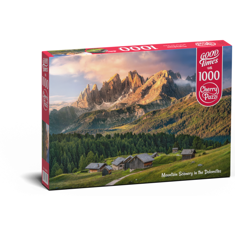 PUZZLE 1000 pcs - Montanhas - Dolomitas - CHERRY PAZZI