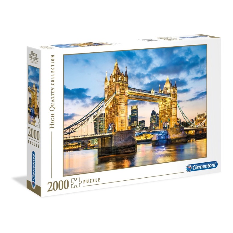 PUZZLE 2000 HQ Tower Bridge at Dusk - CLEMENTONI