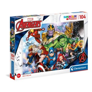 PUZZLE Super 104 pcs Avengers-- CLEMENTONI