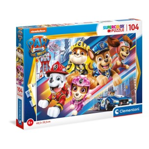 PUZZLE Super 104 pcs Paw Patrol Filme-- CLEMENTONI