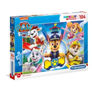 PUZZLE Super 104 pcs Paw Patrol - CLEMENTONI