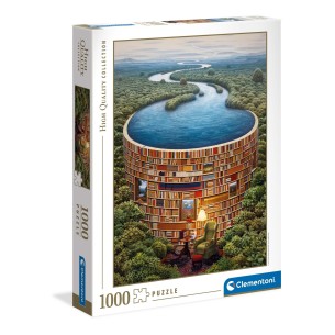 PUZZLE 1000 HQ Bibliodame - CLEMENTONI