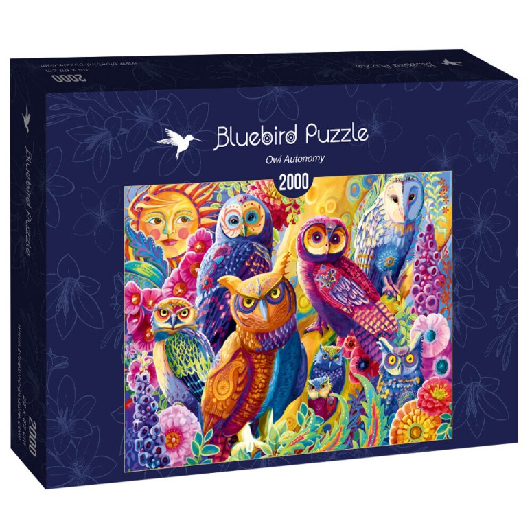 PUZZLE 2000 pcs - Owl Autonomy - BLUEBIRD