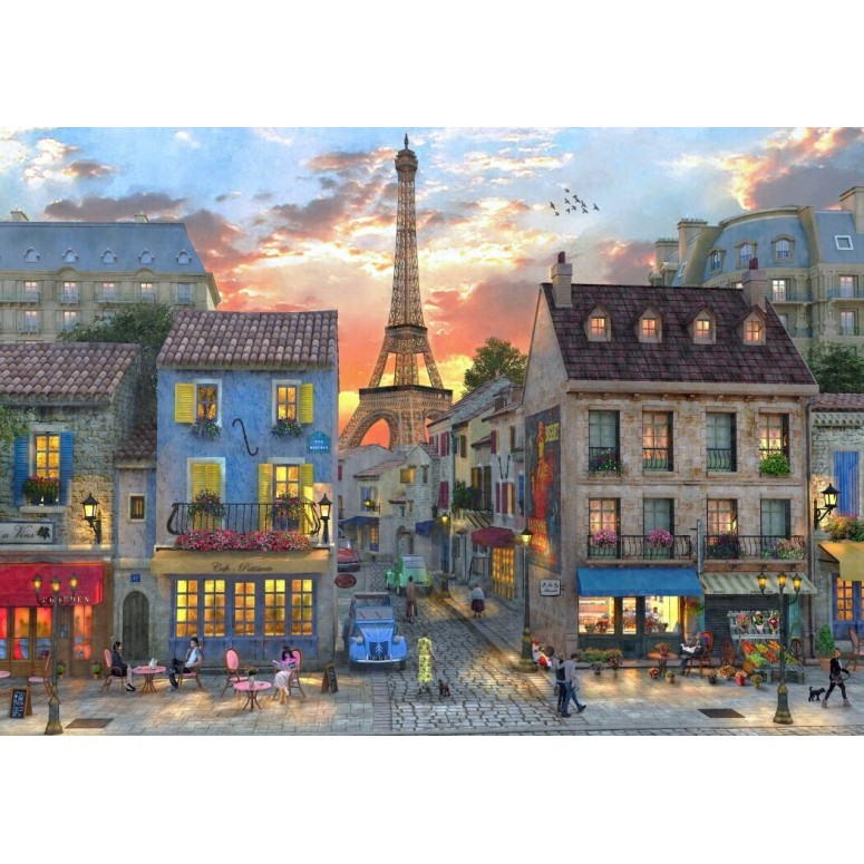 PUZZLE 2000 pcs - Ruas de Paris - BLUEBIRD