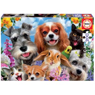 PUZZLE 200 pcs- Selfie Pets - EDUCA