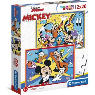 PUZZLE Mickey 2x20 pcs - CLEMENTONI