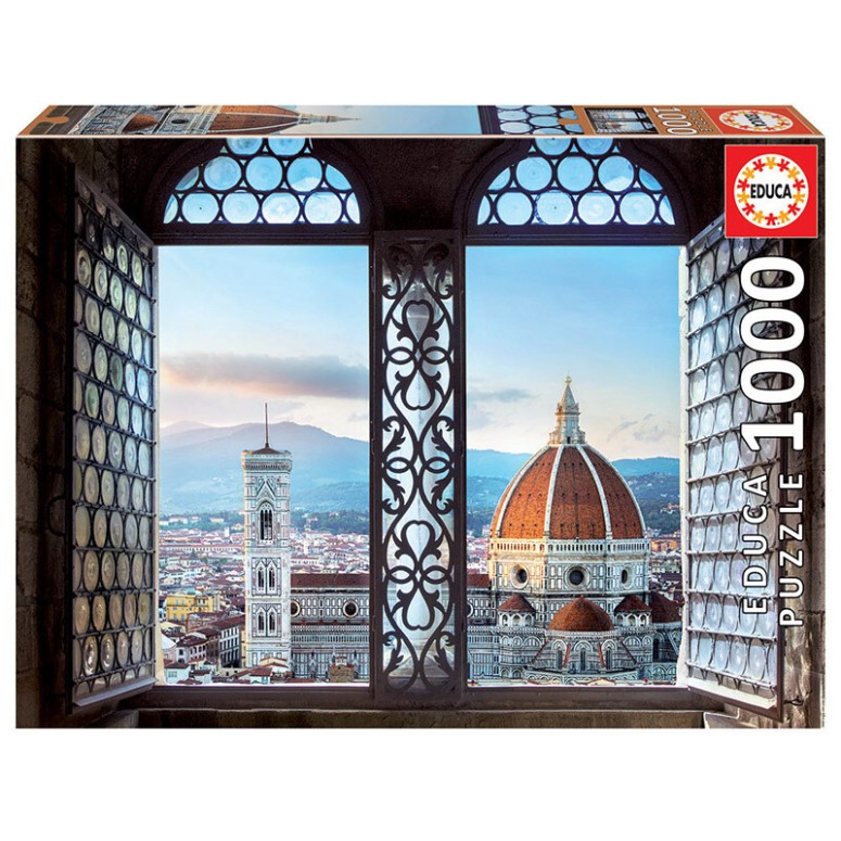 PUZZLE 1000 pcs Vistas de Florença - EDUCA