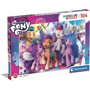 PUZZLE Super 104 pcs My Little Pony -- CLEMENTONI